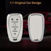 LECART TPU Smart Key Case for Chevy Equinox Accessories Malibu