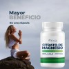 Citrato Magnesio 500mg 100 Cápsulas Sabor