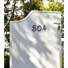 HopeWan 2 Inch Mailbox Number Stickers, Self Adhesive Address Sign