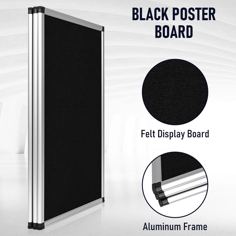 jxgzyy Trade Show Presentation Board 3+1 Panel Trifold Poster Board