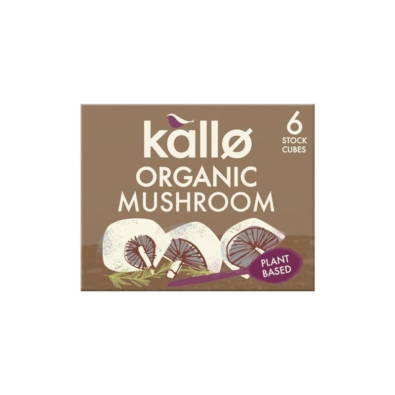 (4 PACK) - Kallo - Mushroom Stock Cubes | 66g