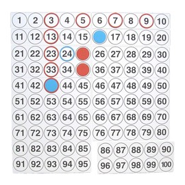 WISSNER Active Learning - Magnetic Hundred Field 52 Pieces