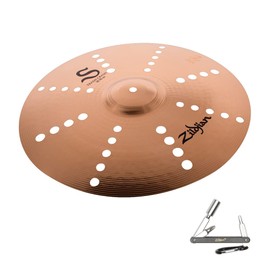 ZILDJIAN S18TCR 18-INCH S FAMILY TRASH CRASH CYMBAL W/BRIGHT SOUND - BRILLIANT With ZKEY
