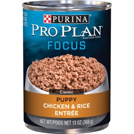 Purina Pro Plan Focus Chicken Rice Entree Canned Puppy Food (12x13oz)