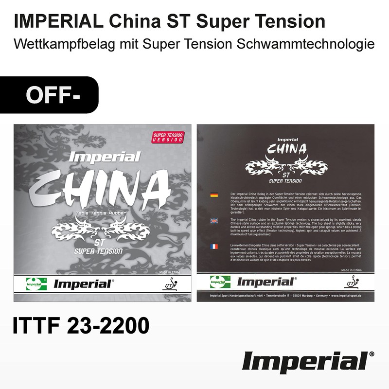Imperial China ST Super Tension (2.2 mm - Black)