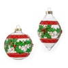Raz Imports 2024 Christmas Traditions 4"" Holly Ornament, Assorted of