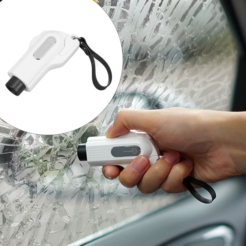 2 in 1 Car Window Breaker Seatbelt Cutter Safety Hammer