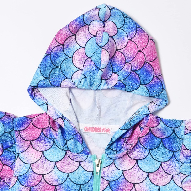 CHILDRENSTAR - Traje de baño de rizo para niñas, con