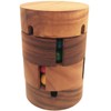 Spin To Win Cylinder Cube Puzzle Wooden Brain Teaser Game