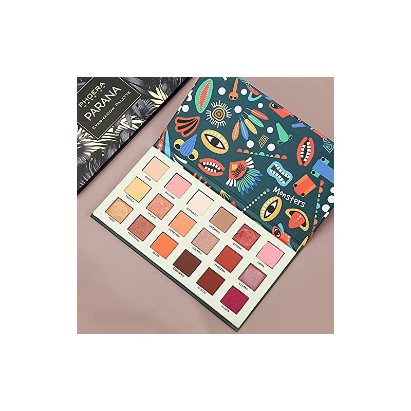 MISKEEN - Makeup Highly Pigmented Eyeshadow Velvety, Matte, Shimmer Palette