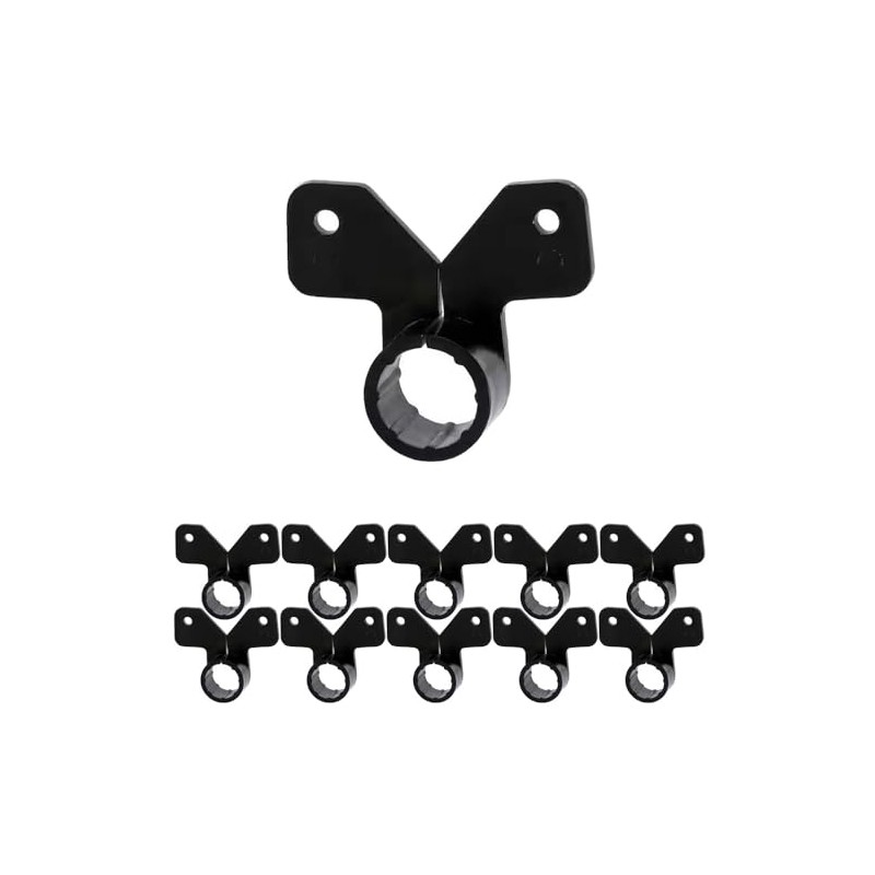 200 Pack TMKOOL 1/2 inch Suspension Butterfly Pipe Clamp Plastic