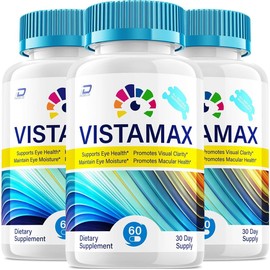 Vista Max (3 Pack) Vista Max Plus Eye Support Supplement – VistaMax Capsules, Eye Vitamins