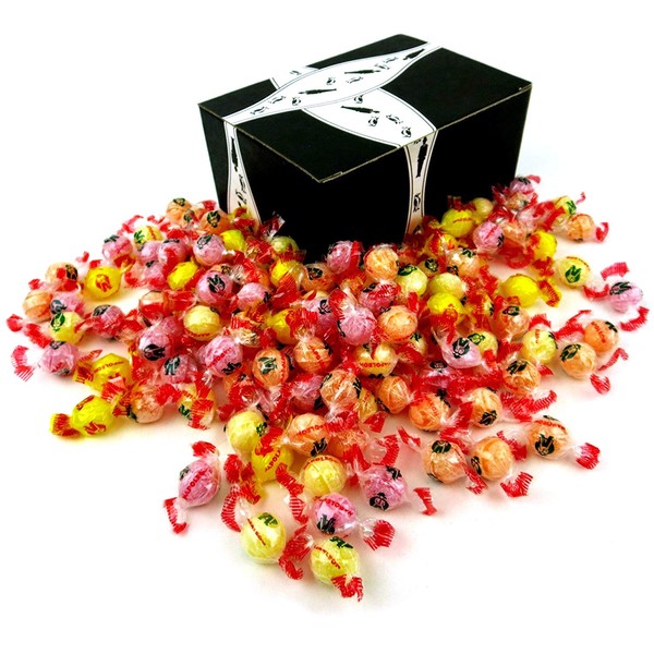 Napoleon Fruit Mix Hard Candy, 2 lb Bag in a BlackTie Box