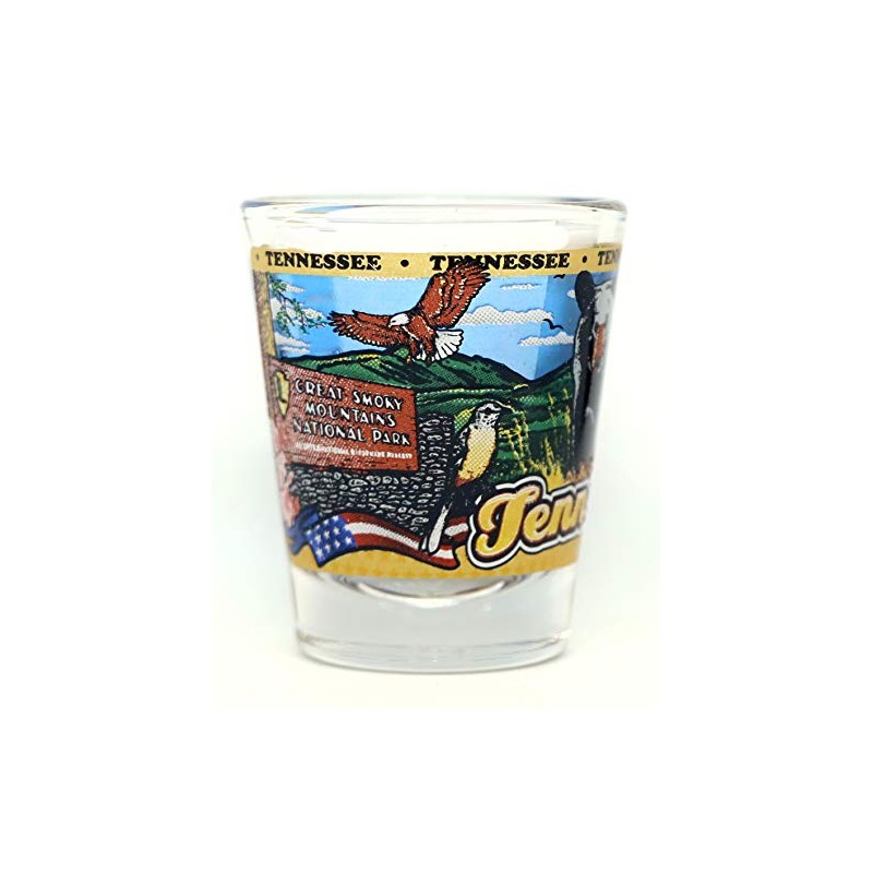 Tennessee State Wraparound Shot Glass