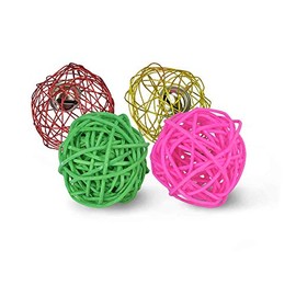 Fancy Pets Juguete Bola Sound para Gato Juego Interactivo Chico Set de 4 Piezas con Sonido para Estimulación y Entretenimiento
