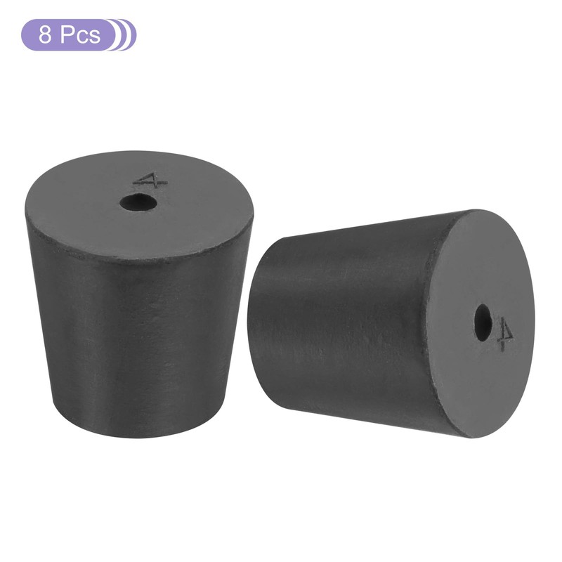 sourcing map Rubber Tapered Plug 20mm to 26mm Solid Test