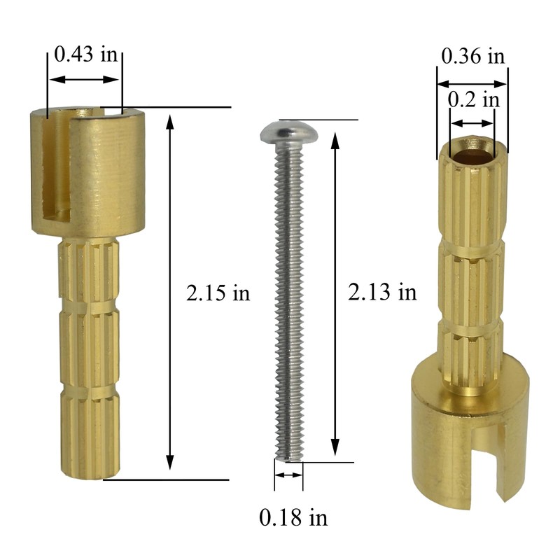 2 Pcs 970-0770 Stem Adapter with Screw for Faucet, Plumbing