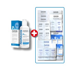 Cibasan Noraxis Polvo 100g exfoliator for all skin types mixed sample pouch / 시바산 노락시스 폴보100g 모든피부용 각질제거제 혼합 샘플 파우치