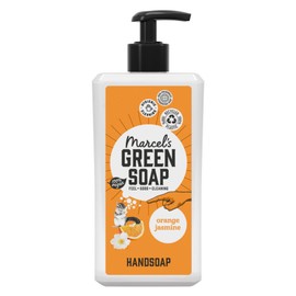 Marcel's Green Soap - Handseife Orange & Jasmin - Spender - 100 % Umweltfreundlich - 100 % Vegan - 97 % Biologisch abbaubar - 500 ml Handseife