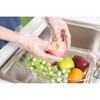 UNI-SUN 100 Pack Disposable Kitchen Gloves, Clear Cooking Food Handling