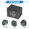 X AUTOHAUX Electronic LED Flasher Relay Fix, 5 Pin EP27