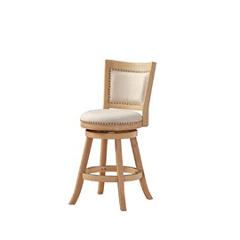 Boraam Melrose Swivel Counter Stool - Creme Wire-Brush