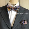 Paisley Colorful Multi [Bow Tie & Pocket Square] 2-Piece Set,