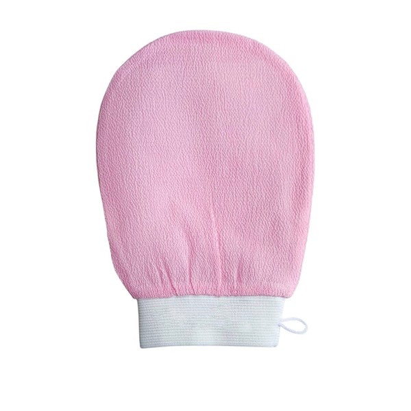 DEWYGLO Dewyglo Exfoliating Glove (Pink),Made with 100percent Viscose,a Biodegradable Fibre