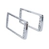 OVSAL 2 PCS Metal Humbucker Pickup Ring for Neck and