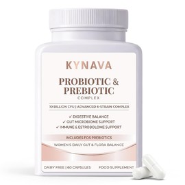 Womens Probiotics for Gut Health Supplements - 60 Capsules with 10 Billion CFU Probiotics for Women with Lactobacillus and Bifidobacterium - Feminine Pro Biotics for Gut Health and Bloating Relief