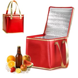 Large 36.8 Litre Foldable Cooler Bag - Thermal Bag & Shopping Bag, Holds up to 20 kg, Perfect for Insulated and Picnic Bags, Ideal for Outdoor Travel and Shopping, Versatile and Space Saving
