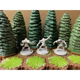 Hasbro Heroscape Marro Dividers Blackmon’s Siege Dividers Defenders (3 Pieces) [Custom]