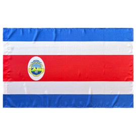 Durabol Flag of Costa Rica 5ft x 3ft (150 x 90 cm) - Double Stitched