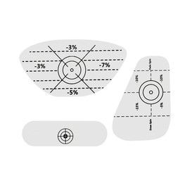 AIMALL Golf Strike Ball Stickers - 3-in-1 Impact Label Tape for Accurate Swing Analysis, Blue Marking for Better Ball Striking, Easy Application & Removal