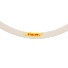 Velocity Deep-V Clincher NMS Non Machined Sidewall Bicycle Rim - 700C 32H White - 3402-62232