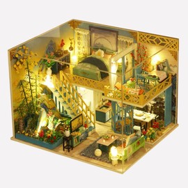 Wizardi Miniature Roombox Kit - Dollhouse Kit