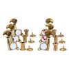 6Pcs Full Closed Guitar Tuning Key Accurate Fast Operation Stable