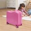18" Kids Ride-On Suitcase Children Rolling Luggage Case Password Lock