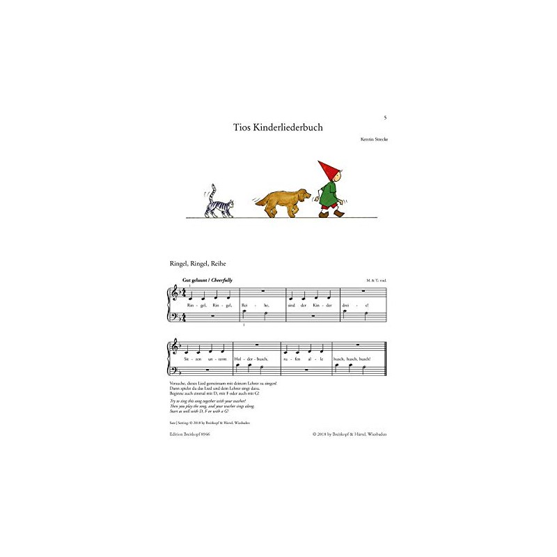 Tios Kinderliederbuch: Klavier (EB 8946)