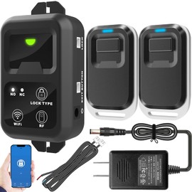 UHPPOTE 2.4Ghz WiFi Remote Control Switch with DC Power Connector Specially Applied to Access Control Lock