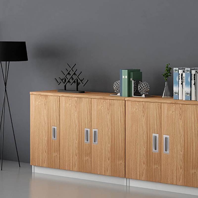Recessed Sliding Door Handles Stainless Steel Hidden Flush Finger Handle