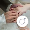 URROMA 4Pcs Wedding Ring Try-On Tool Ring, Gemstone Holder Ring