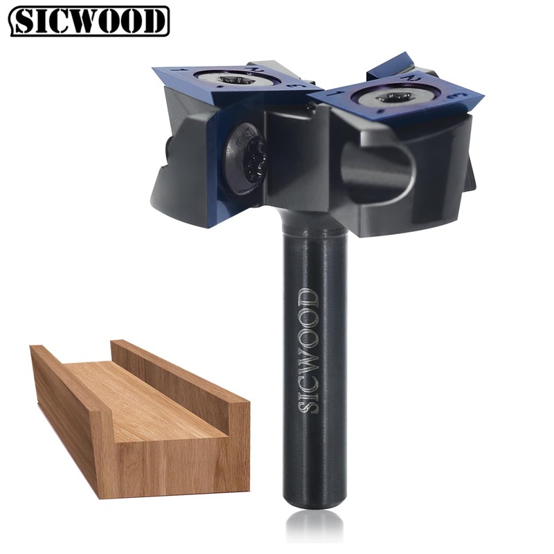 Slab Flattening Router Bit 1/4 Shank with DLC Coated, 1-1/2”