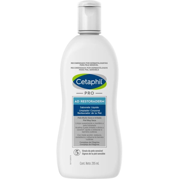 Cetaphil Restoraderm Pro Ad Control Limpiadora 295ml Tipo De Envase