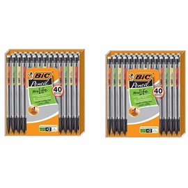 BIC Xtra-Life Mechanical Pencil, Medium Point (0.7 mm), 40 Count (2 Pack)