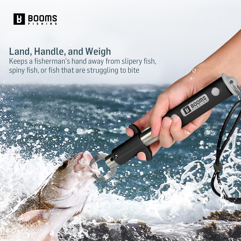 Booms Fishing G11 Fish Gripper with Scale
