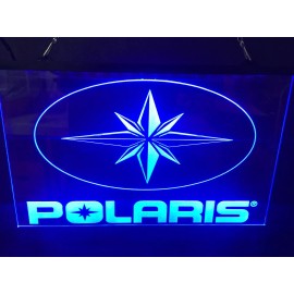 Polaris  Led Neon Light Sign Garage  Game Room Man Cave 12x16”