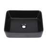 Kichae Vessel Sink Rectangular - 19"x15" Modern Bathroom Rectangle Above