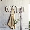 Umbra Sticks Wall-Mounted Coat Rack Rail Hook with 5 Retractable