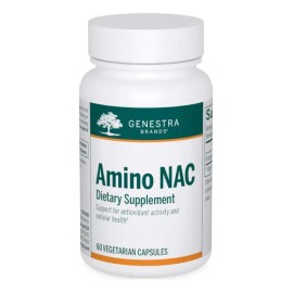 Genestra Amino Nac Suplemento Antioxidante Vegano 60 Caps
